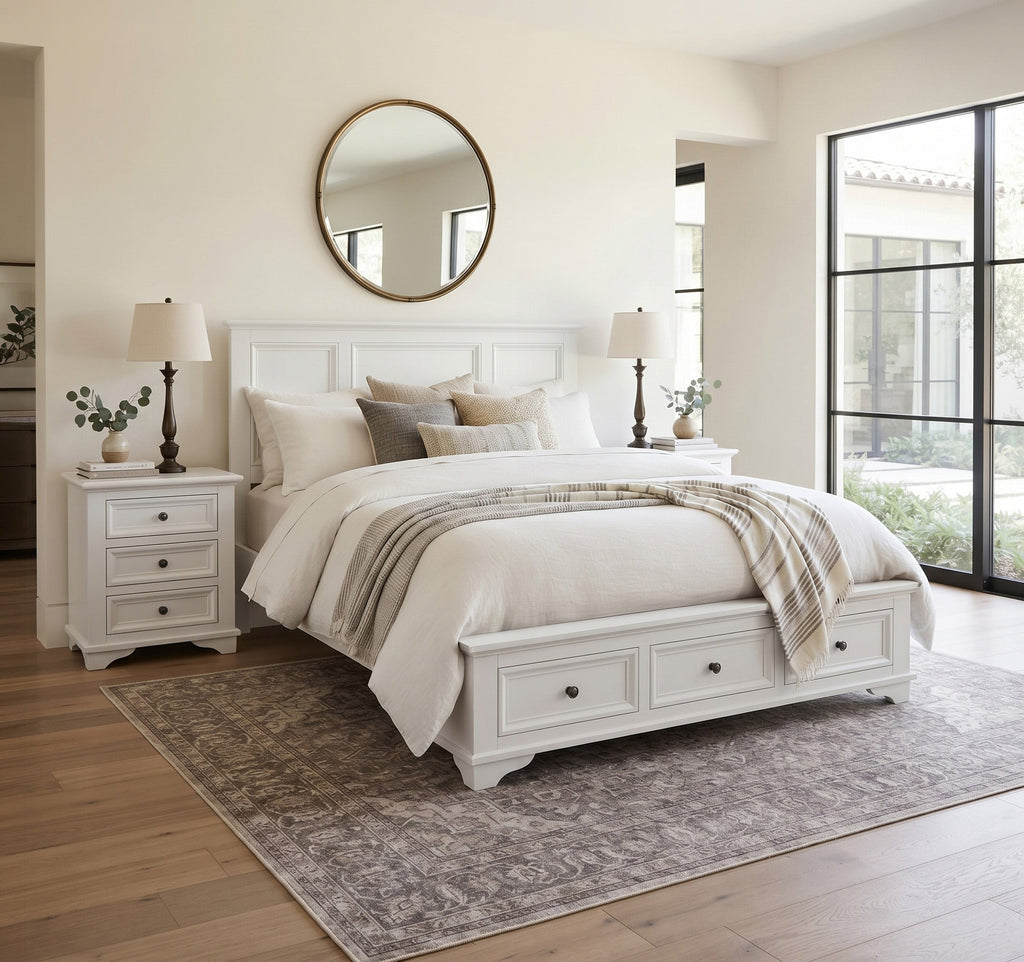 Deluxe Queen Bed with Drawers