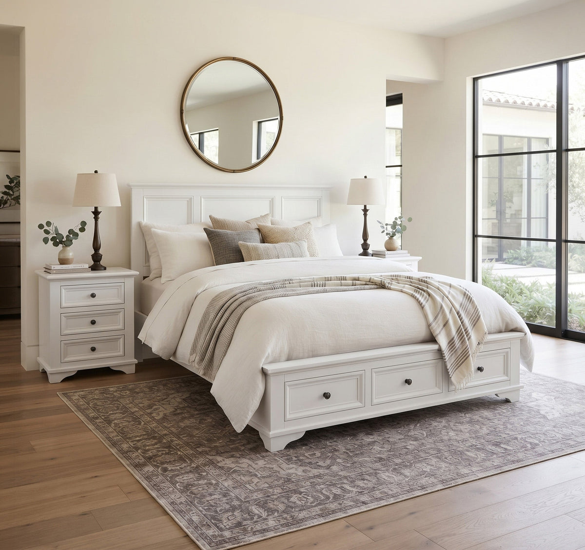 Deluxe Queen Bed with Drawers
