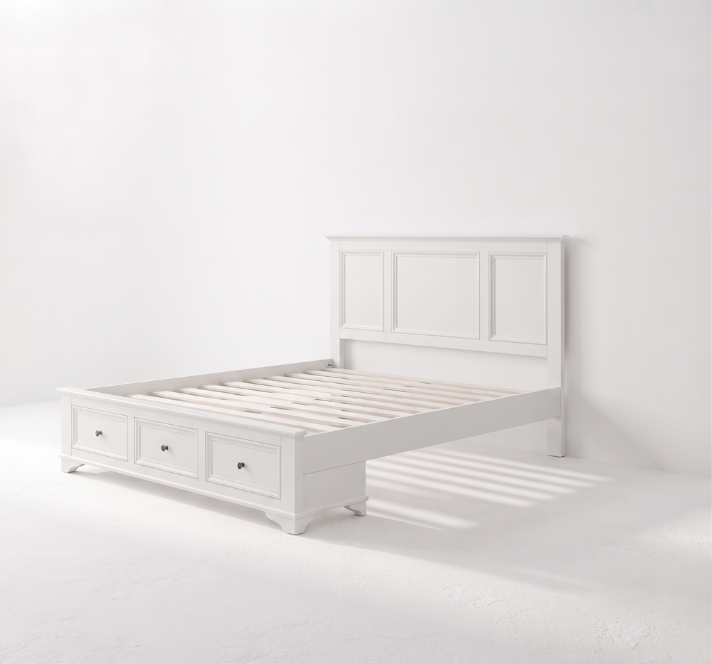 Deluxe Queen Bed with Drawers