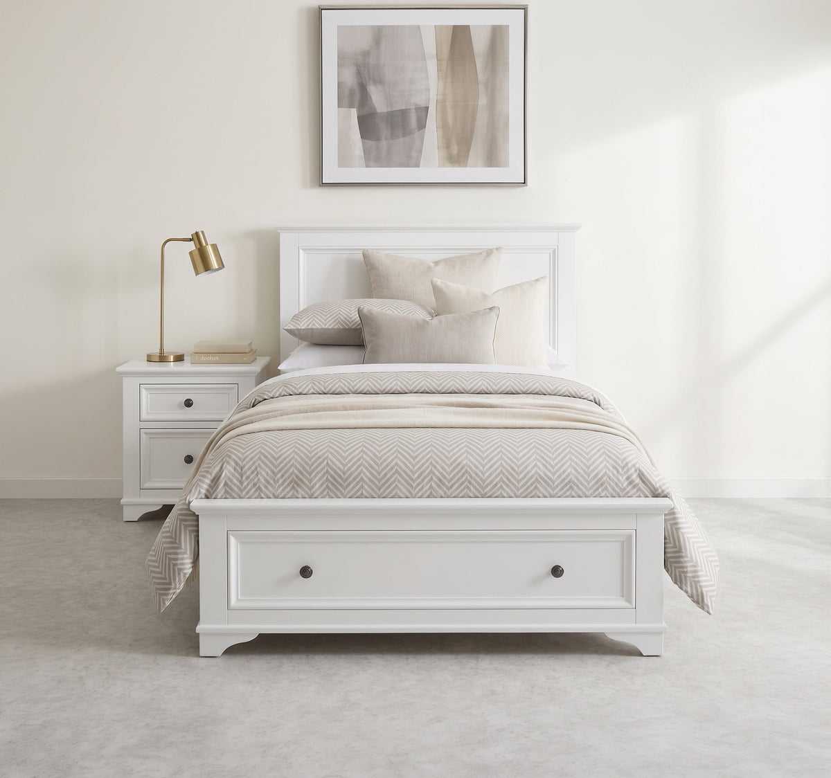 Deluxe King Single Bed with Drawer