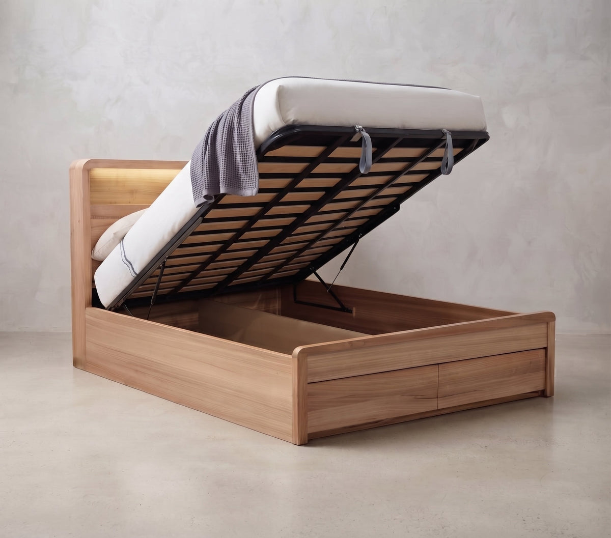 Irwin Queen Gas Lift Bed