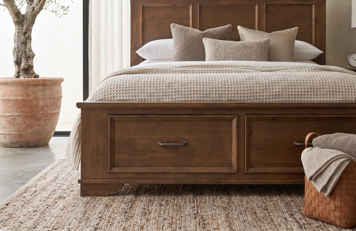 Isadora Queen Bed with Drawers