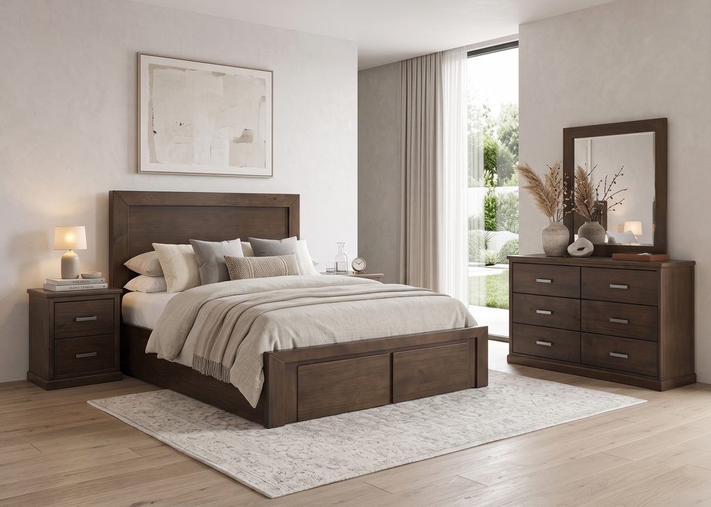 Madison Queen Bed with Drawers