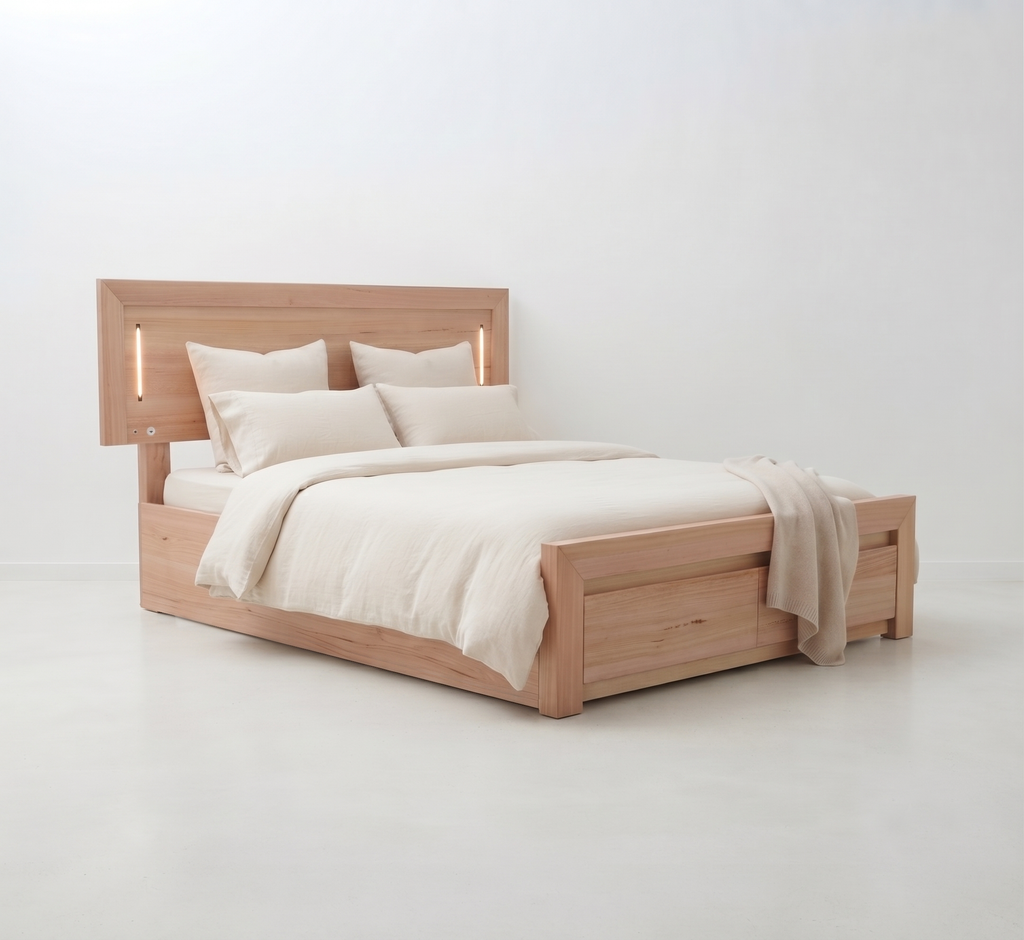 Morgan Queen Bed with Drawers