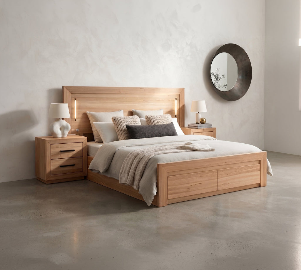 Morgan Queen Bed with Drawers