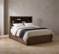 Oliver 4 Drawer Queen Bed with Bookcase Headboard