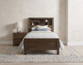 Oliver King Single Bed with Bookcase Headboard